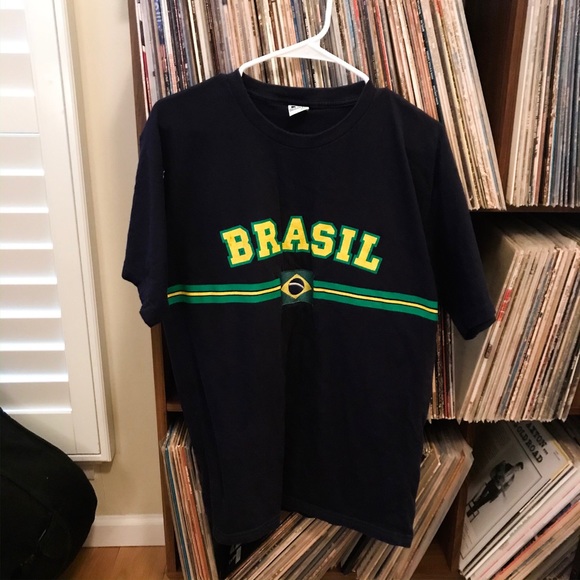 Vintage Embroidered Brazil Tee soccer size large - Picture 2 of 5